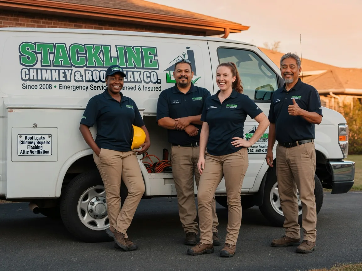 Chimney flashing repair company in Barnesville, PA